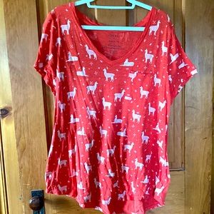 Torrid Llama Print Tee